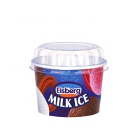 200ml packaging paper cup for ice cream with lid and spoon