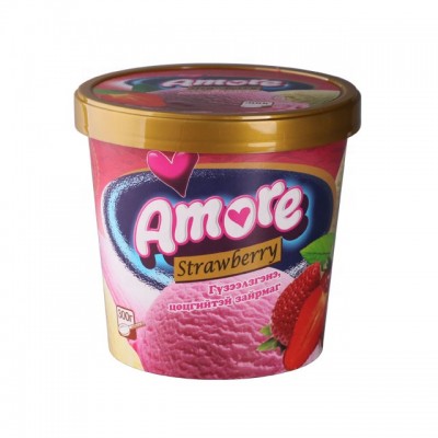 25oz High quality disposable ice cream paper tubs with PP lid