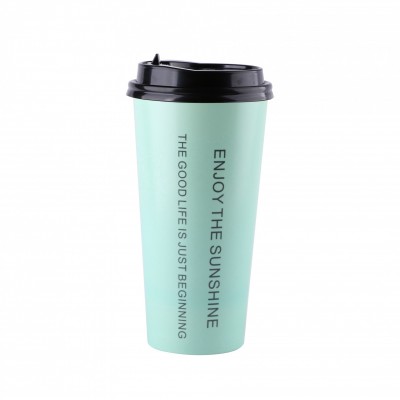 Affordable price disposable drinks paper cup spot with lid