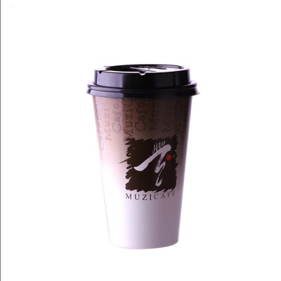 High quality PE coated 16OZ Coffee paper cup for hot drink coffee