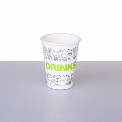 8OZ existing design printed Wholesale disposable cold & hot drink beverage paper cups