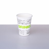 8OZ existing design printed Wholesale disposable cold & hot drink beverage paper cups