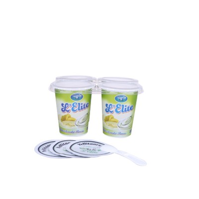 Wholesale plastic cup for yogurt with plastic lid