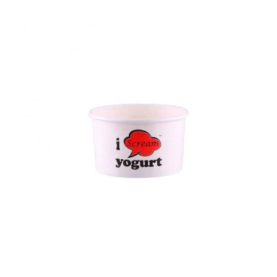 7oz Disposable frozen yogurt and ice cream paper cup