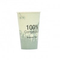 16oz  Pla mixed color Dandelion paper cup