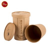 New design disposable kraft paper container food packaging cup