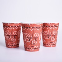 Paper cup pla with full printing logo available