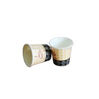 High quality 2oz single wall paper cup for juice milk tasting paper cup