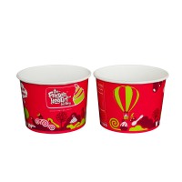 Double PE Ice Cream Packaging Paper Cups